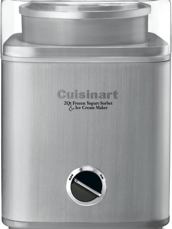 2026 CUISINART Ice Cream Maker  Ice Cream and Frozen Yogurt Machine  2-Qt. Double-Insulated Freezer Bowl  Silver  ICE30BCP1