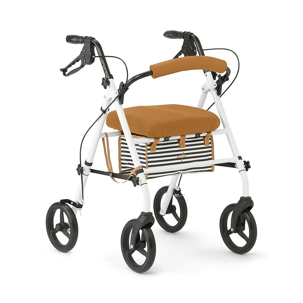 2026 Medline – Sleek Steel Rollators with Microban – White