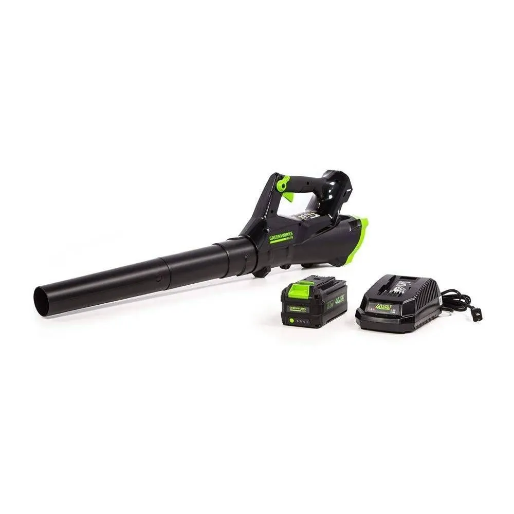 Greenworks 40V Cordless Axial Leaf Blower, 390 CFM / 110 MPH, LB-390