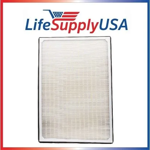 LifeSupplyUSA 8 Pack Aftermarket Replacement HEPA Filters (2 Sets) Compatible with IQAir Perfect 16 ID-2225 Whole House Air Purifier 3 Ton Model, Part # 202 11 30 02, Size 3