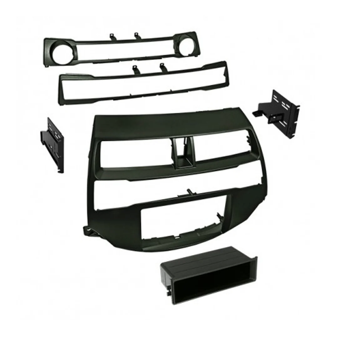 American International HONK852D, 2008-2012 Accord / 2010-2012 Crosstour Gun Metallic Single ISO w/ Pocket or Double DIN
