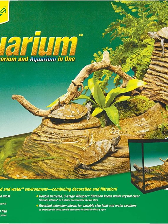 2026 TetraFauna Viqaquarium, All-In-One Terrarium And aquarium, Ideal For Aquatic Reptiles And Amphibians, 20-55 gal