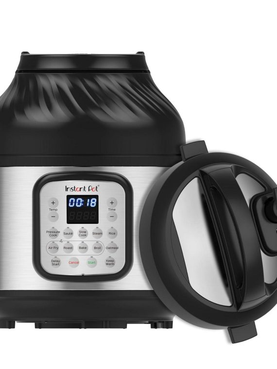 2026 Instant Pot 8 Quart Crisp Multi-Cooker + Air Fryer, 9-in-1: Pressure Cook, Steam, Slow Cook, SautA(C), Air Fry, Bake, Broil, Roast, Keep Warm, Rice, Oatmeal