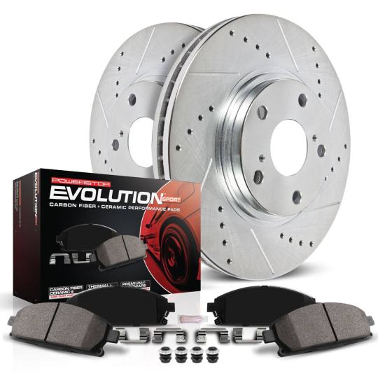 2026 Power Stop Z23 Evolution Brake Kits, Front Wheel Brake Kit - K6169