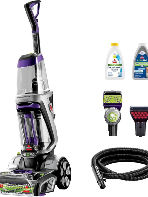 2026 BISSELL ProHeat 2X Revolution Pet Pro Plus  3588F  Upright Deep Cleaner  30-minute Dry Time  Dual Dirt Lifter Powerbrush  Hose & Tool Attachment  Pet Upholstery Tool and Tough Stain Tool Included