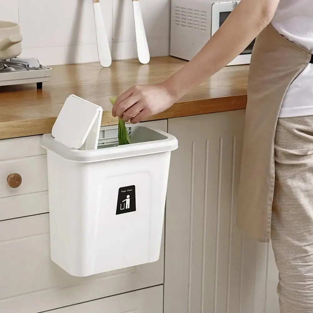 Wall Mount Kitchen Dustbin Garbage Can Cabinet