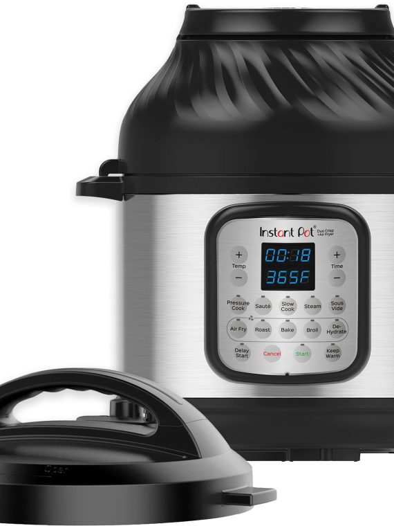 2026 Instant Pot – 8 Quart Duo Crisp 11-in-1 Electric Pressure Cooker with Air Fryer – Stainless Steel/Silver