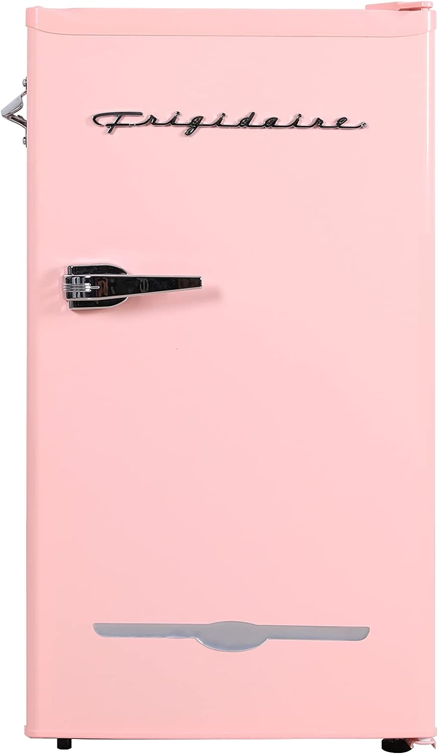2026 FRIGIDAIRE EFR376 Retro Bar Fridge Refrigerator with Side Bottle Opener  3.2 cu. Ft  Pink/Coral