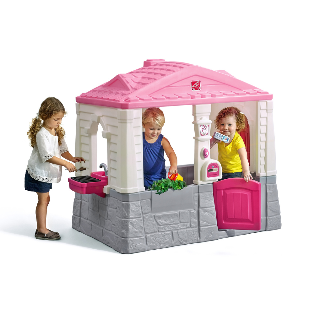 2026 Step2 Neat and Tidy Pink Cottage Playhouse, for Toddlers