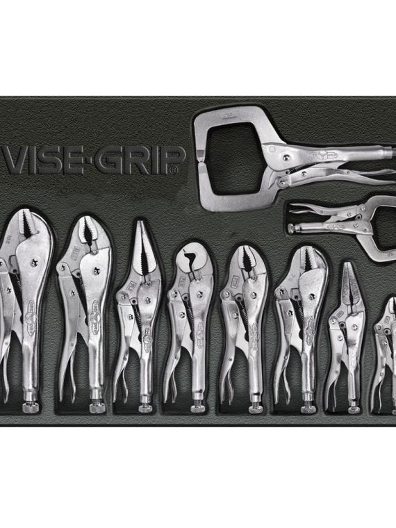 2026 IRWIN VISE-GRIP Tools Original Locking Pliers Tool Set with Tray, 10 Piece, 1078TRAY