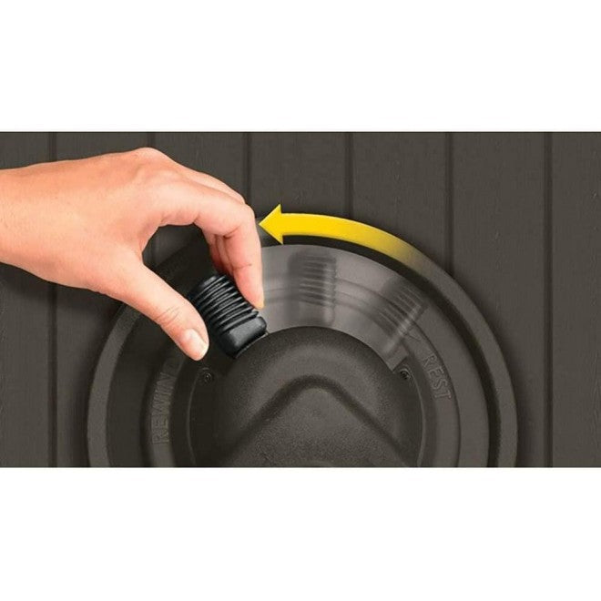 2026 Suncast 125? Aquawinder Auto Rewind Water Powered Yard Hose Reel, Java (2 Pack)
