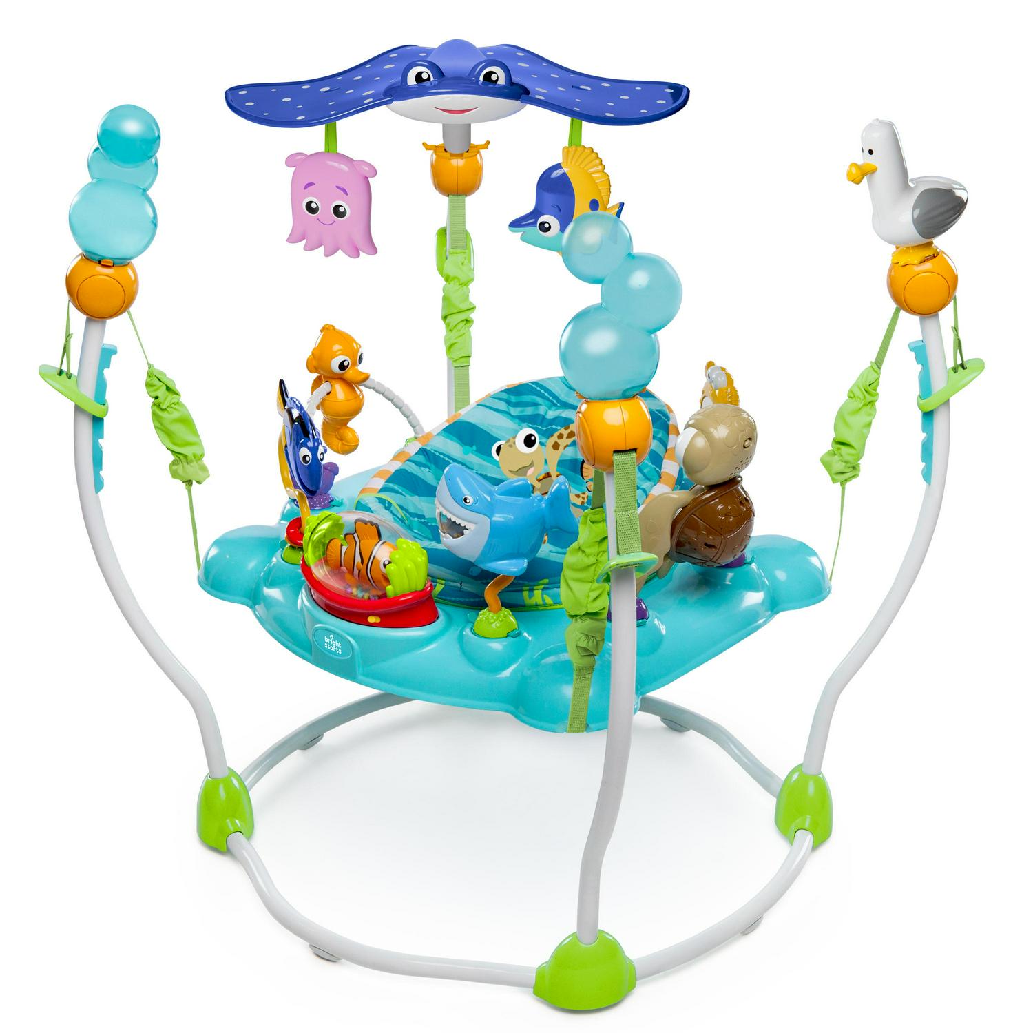 2026 Bright Starts  Baby Finding Nemo Sea of Activities Jumper Infant Entertainer, Unisex