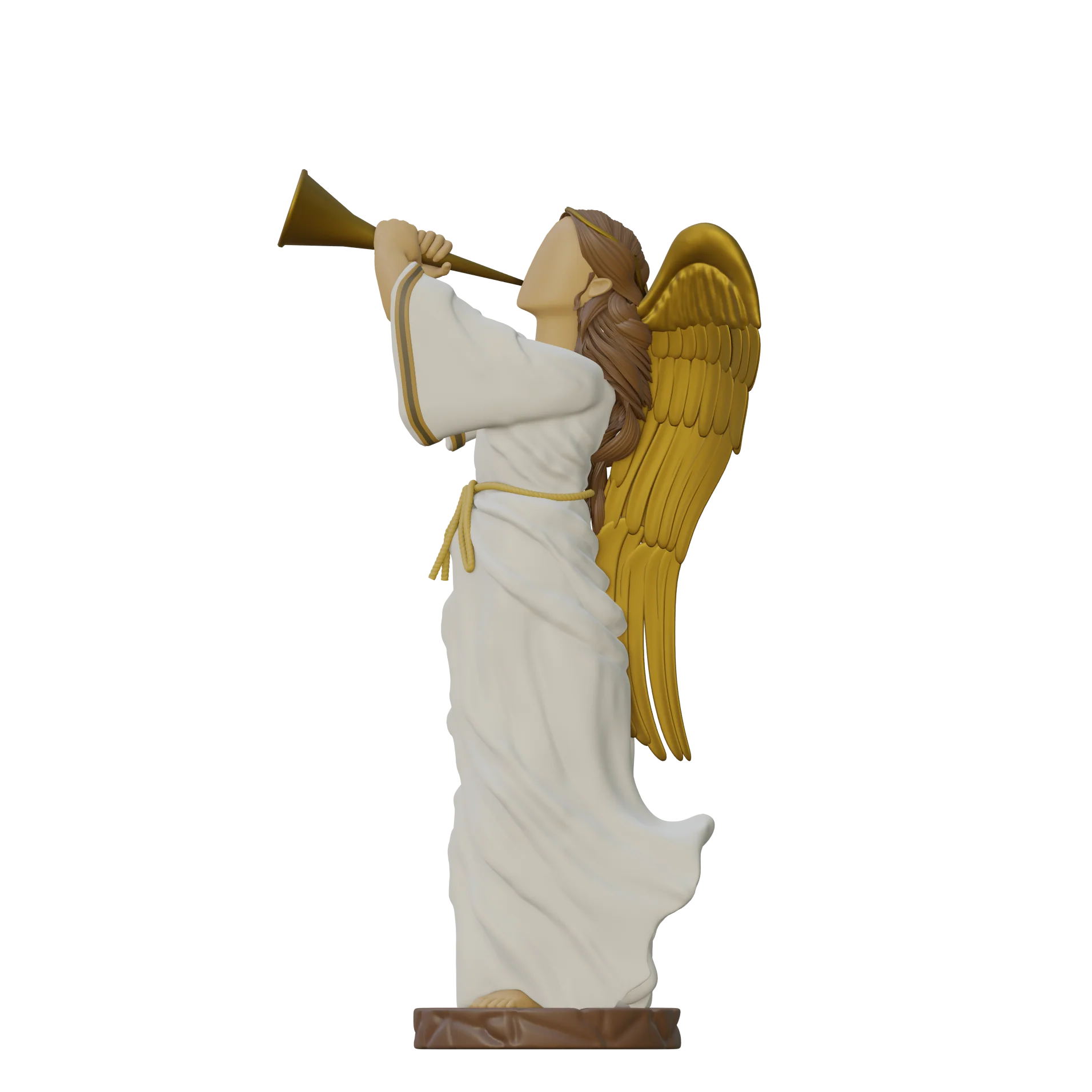 Angel Playing Trumpet