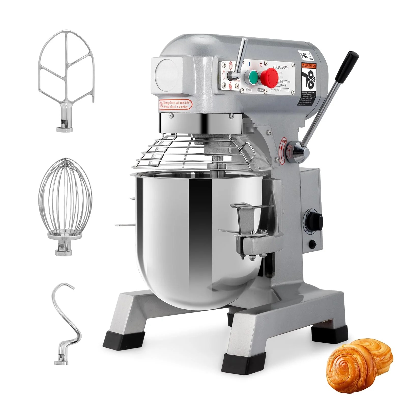 30 QT 550W 110V Commerical Stand Mixer with 3 Speed
