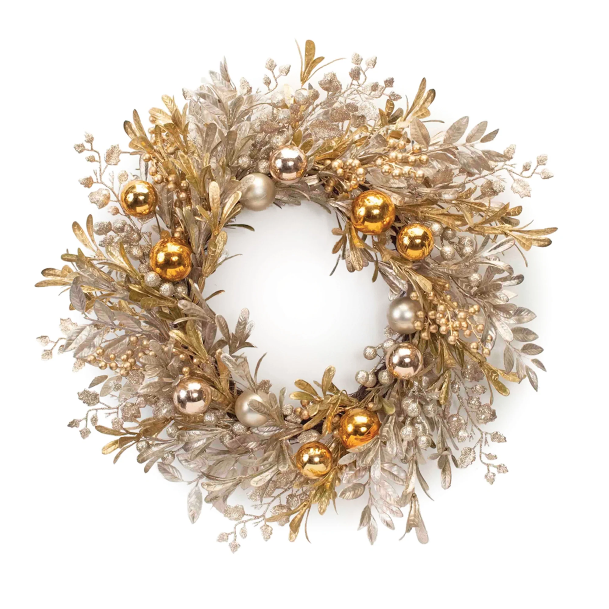 Berry and Ornament Wreath 22