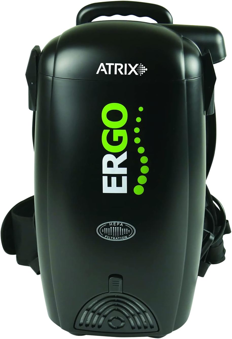 2026 Atrix VACBP10 HEPA Backpack Vacuum with Additional Filters  Premium Bundle  Black