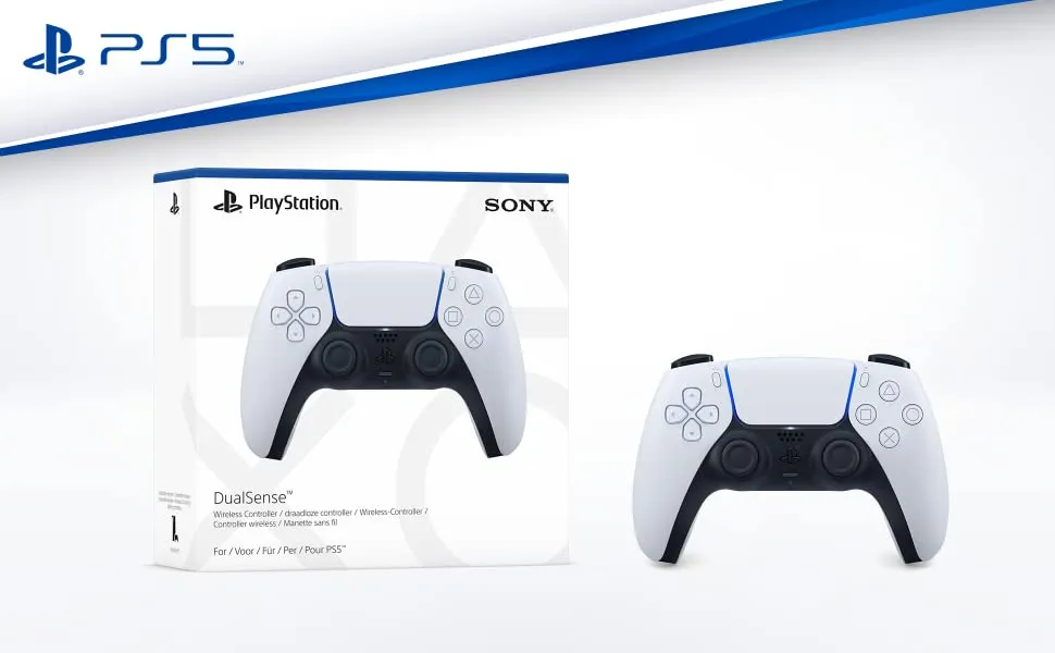 PlayStation 5 DualSense Wireless Controller - White