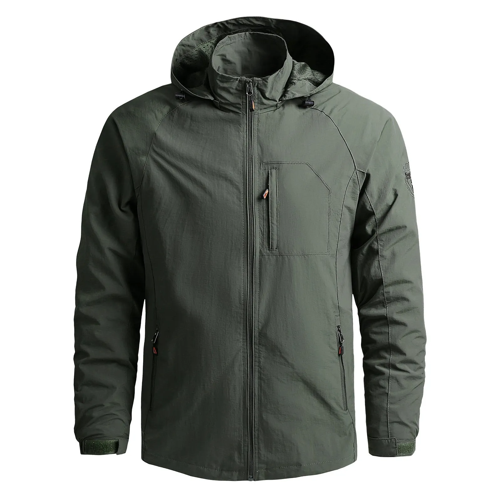 Jacket Men Waterproof Hooded Outdoor Hiking Jackets Windbreaker Coat Men 2021 Autumn New Casual Jacket Tactics Military Jackets