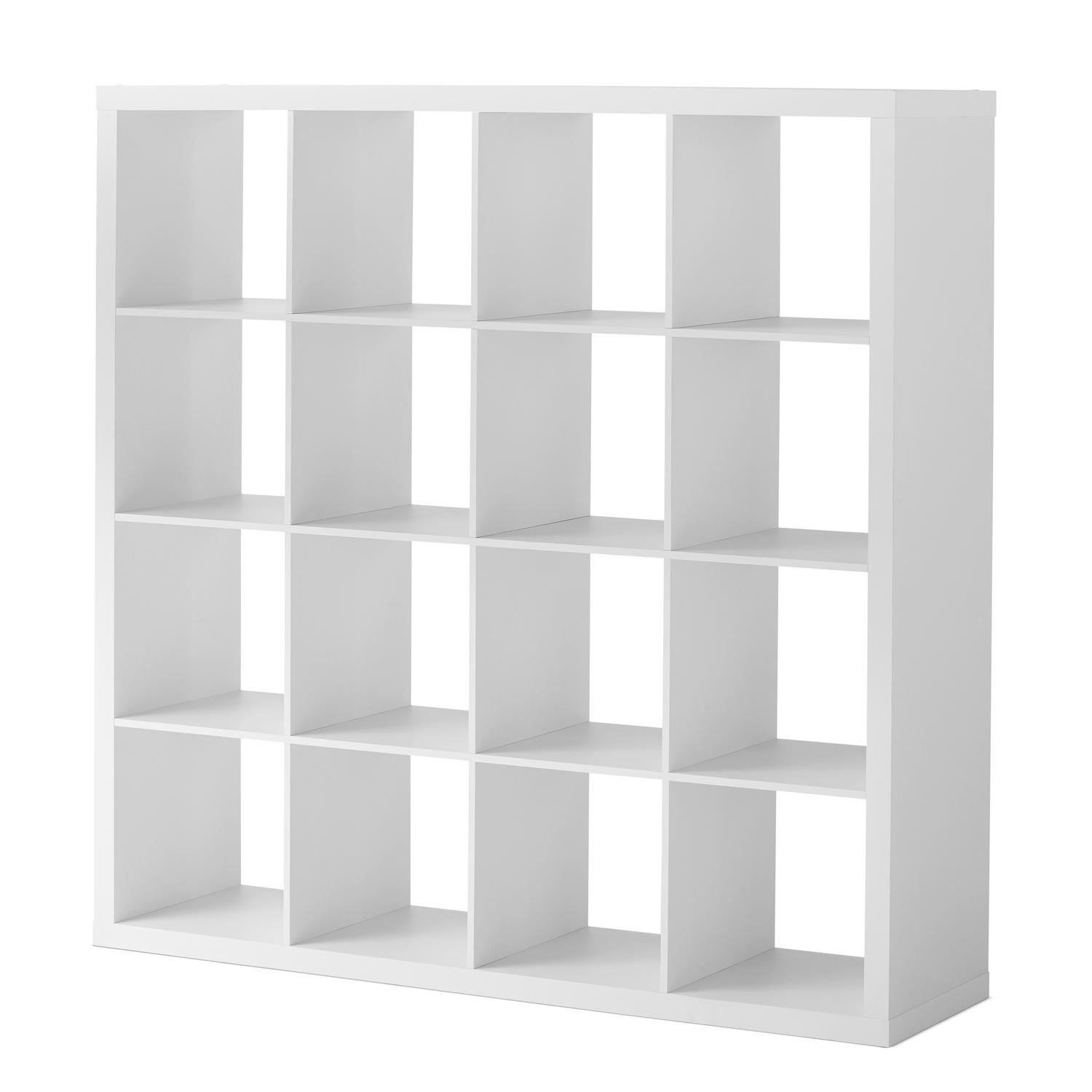 2026 Better Homes and Gardens 16-Cube Storage Organizer, White Texture