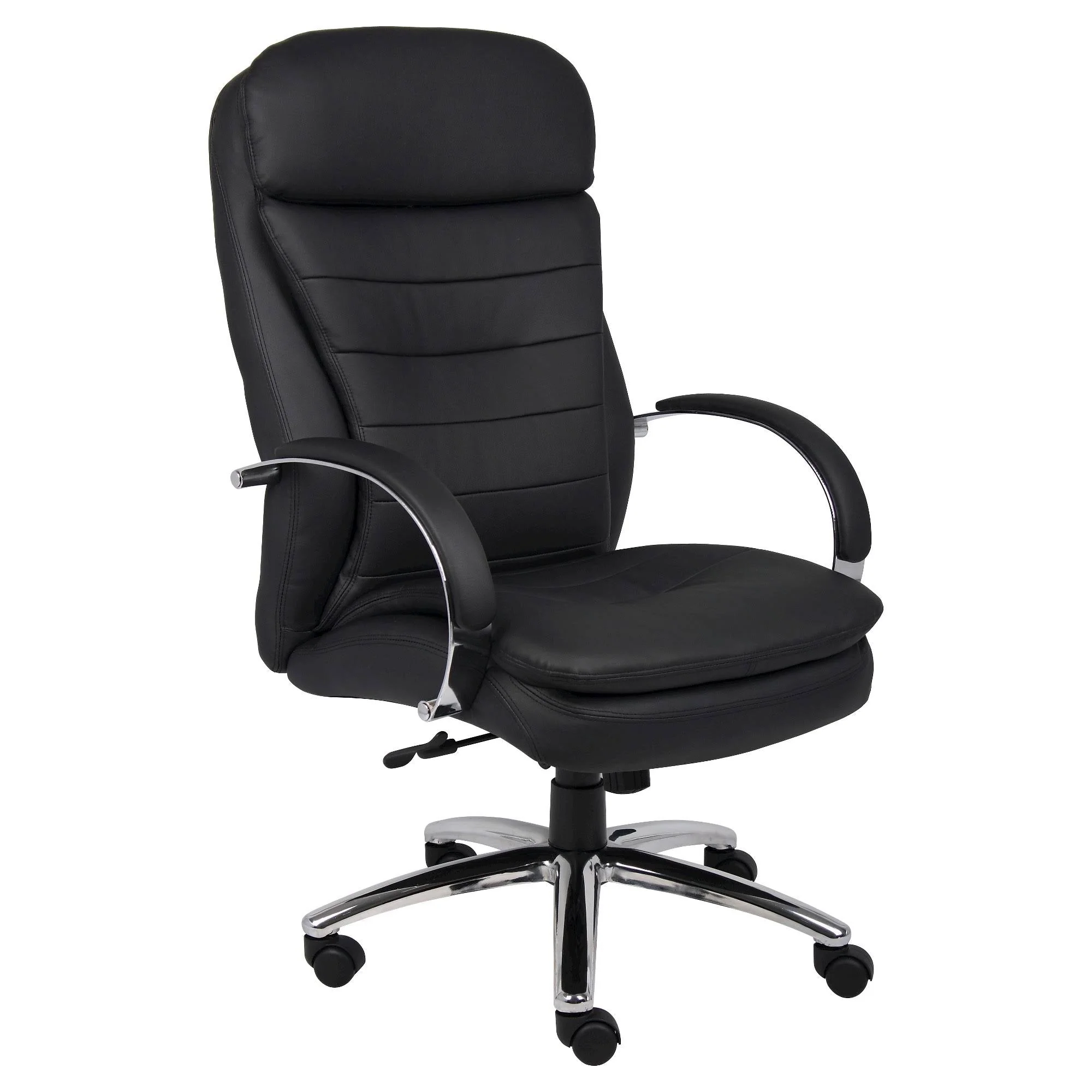 Boss High Back Executive Chair with Chrome Base-Knee Tilt