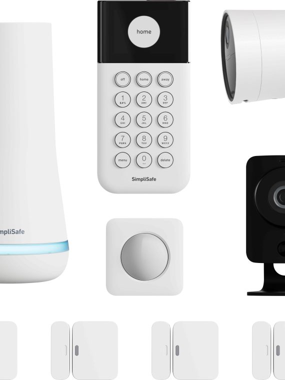 2026 SimpliSafe – Whole Home Security System 9-piece – White