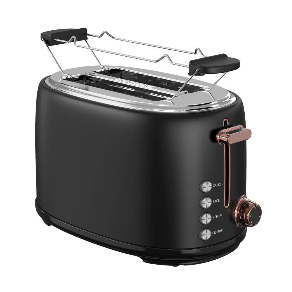 2-Slice Toaster with Warming Rack, 6 Browning Settings and 4 Functions