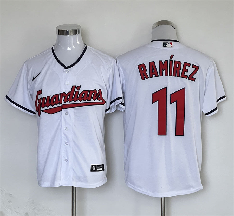 Men's Cleveland Guardians José Ramírez Nike White Replica Player Jersey