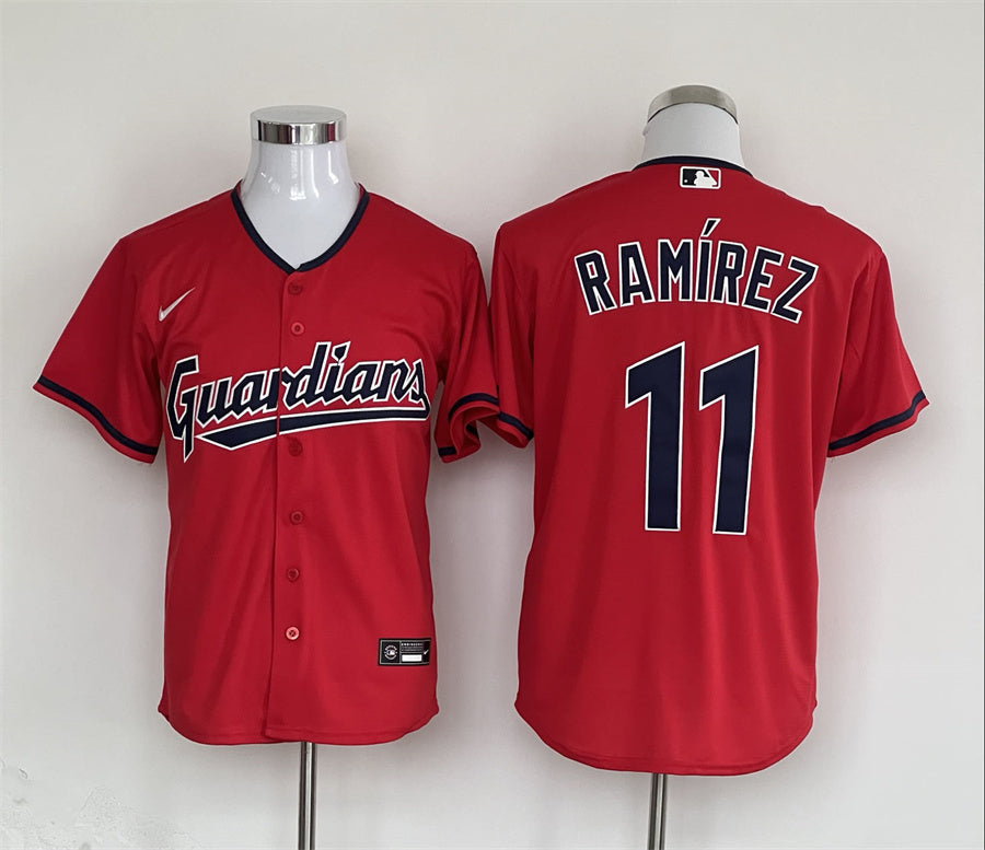 Men's Cleveland Guardians José Ramírez Nike Red Replica Player Jersey