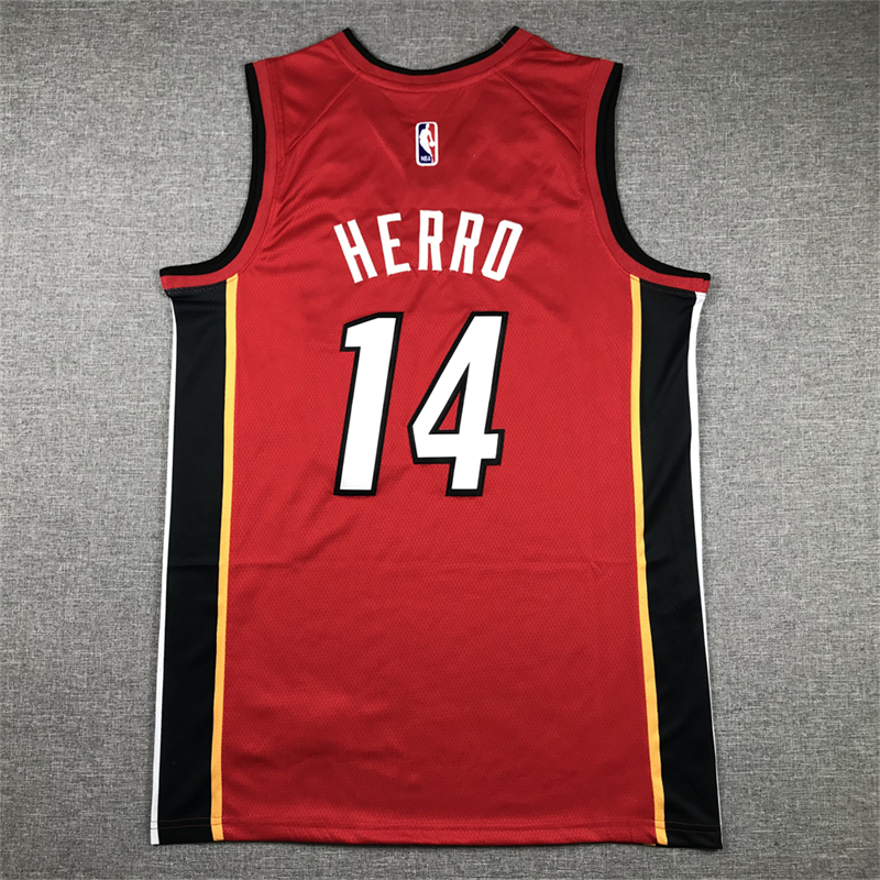 Men's Miami Heat Tyler Herro #14 Red 2022/23 Swingman Jersey - Statement Edition