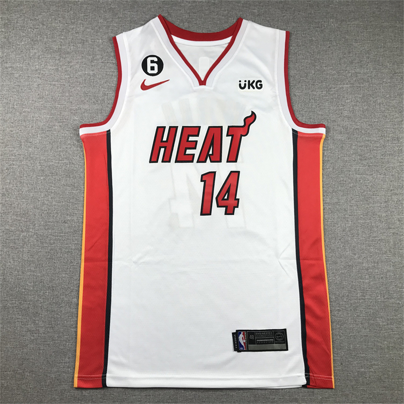 Men's Miami Heat Tyler Herro #14 White 2022/23 Swingman Jersey - Association Edition