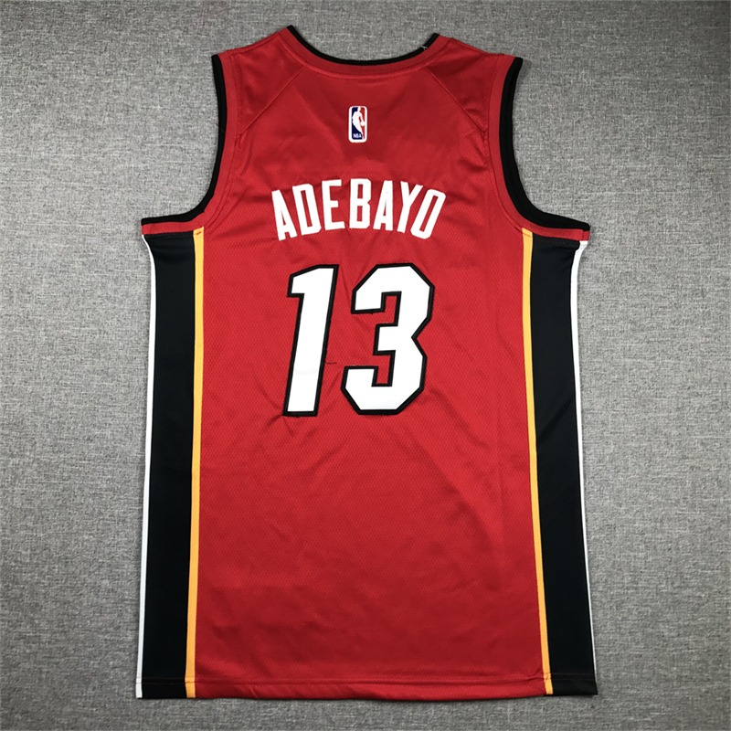 Men's Miami Heat Bam Adebayo #13 Red 2022/23 Swingman Jersey - Statement Edition