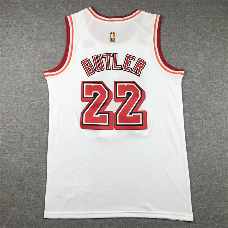 Men's Miami Heat Jimmy Butler #22 White 2022/23 Swingman Jersey - Classic Edition