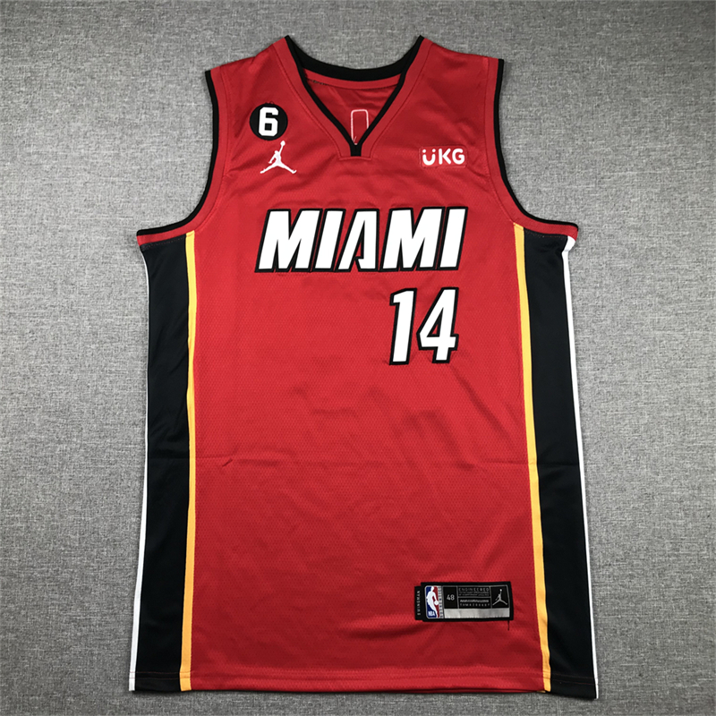 Men's Miami Heat Tyler Herro #14 Red 2022/23 Swingman Jersey - Statement Edition
