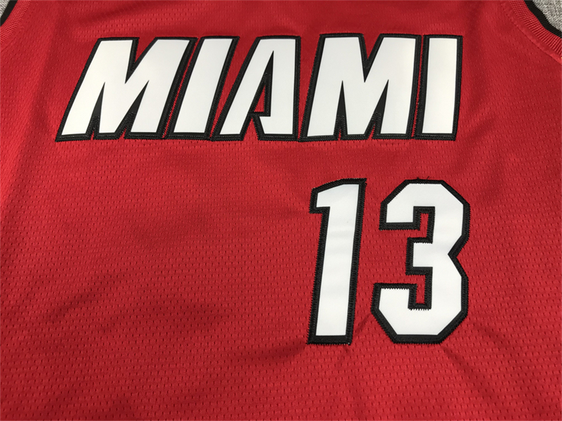 Men's Miami Heat Bam Adebayo #13 Red 2022/23 Swingman Jersey - Statement Edition