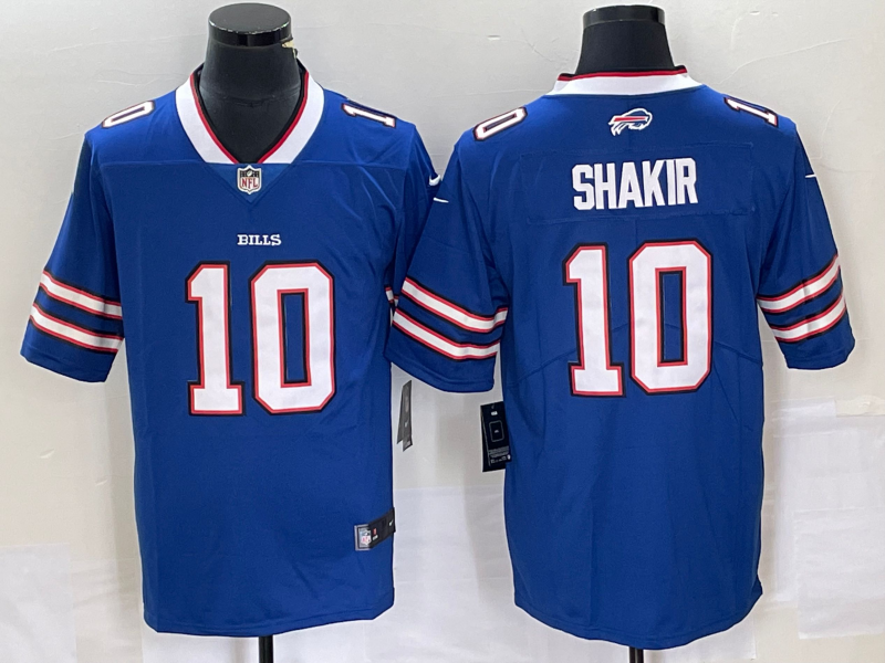 Men's Buffalo Bills Khalil Shakir #10 Royal Game Jersey