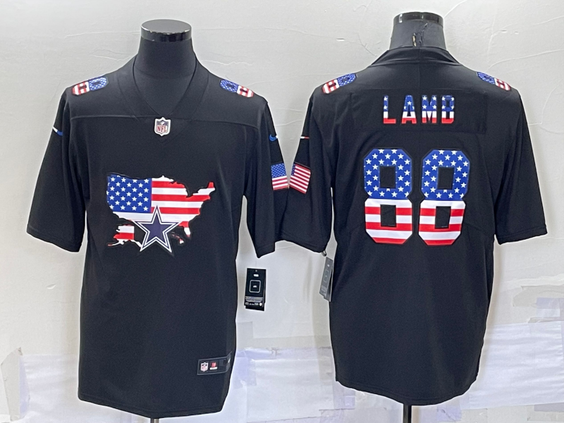 Men's Dallas Cowboys CeeDee Lamb #88 Black Game Team Jersey