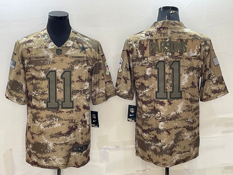 Men's Dallas Cowboys Micah Parsons #11 Camouflage Game Jersey
