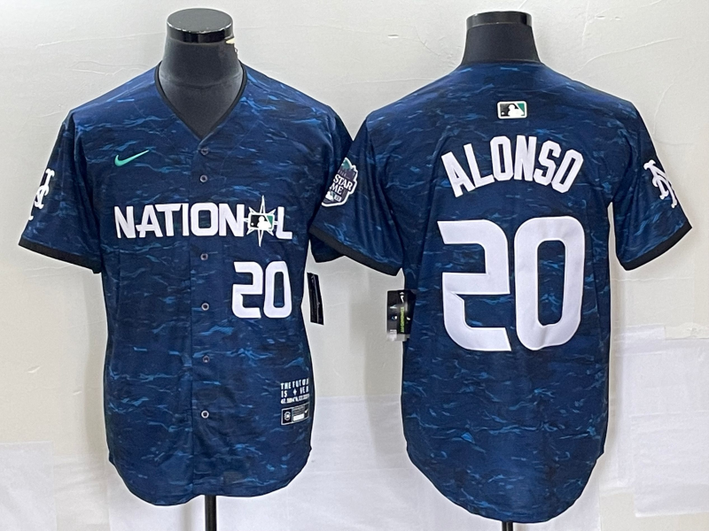 Men's National League Pete Alonso #20 Royal 2023 MLB All-Star Game Limited Jersey