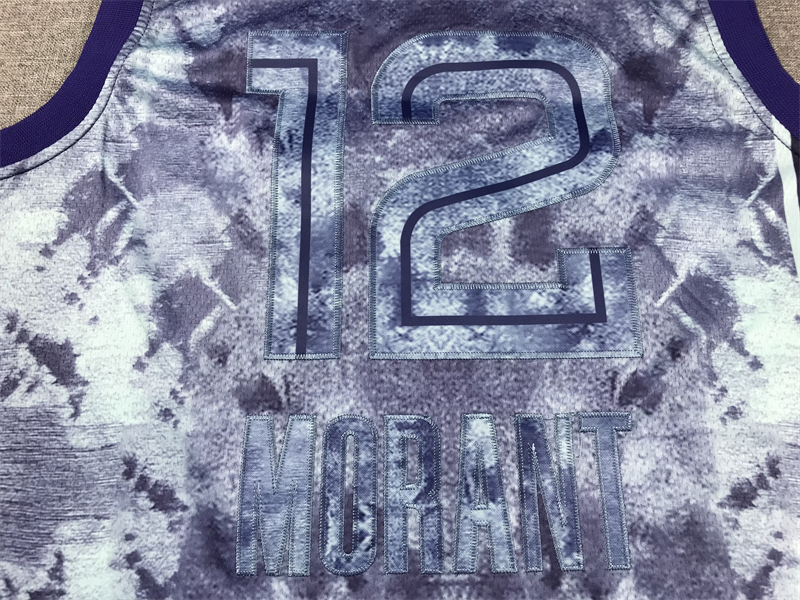 Men's Memphis Grizzlies Ja Morant #12 Light Blue Select Series Swingman Jersey