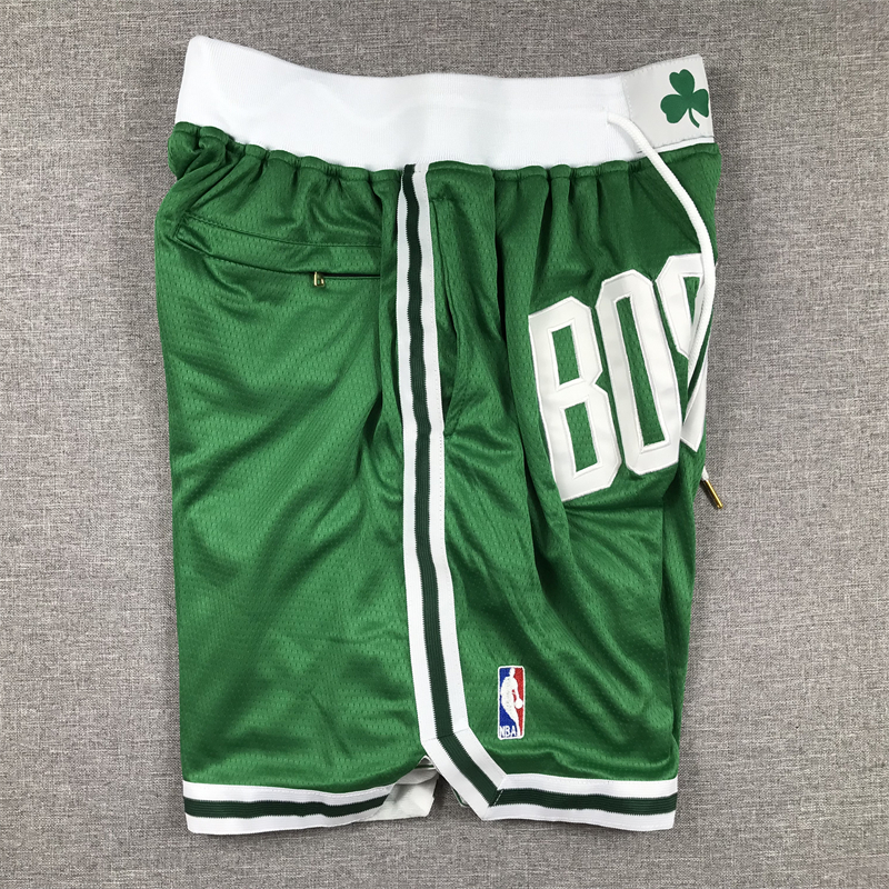 Men's Boston Celtics Kelly Green Pocket Shorts