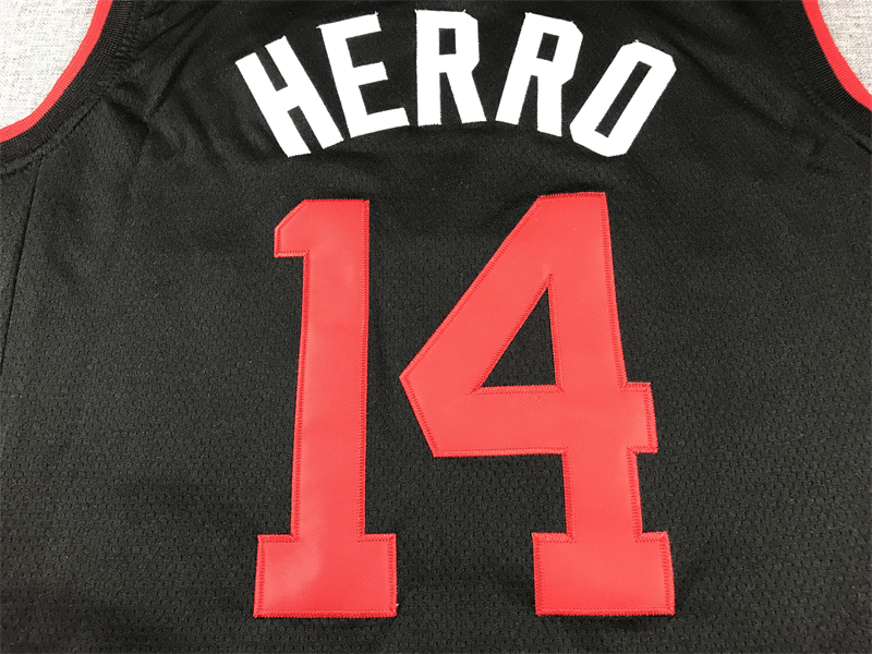 Men's Miami Heat Tyler Herro #14 Black 2023/24 Swingman Jersey - City Edition