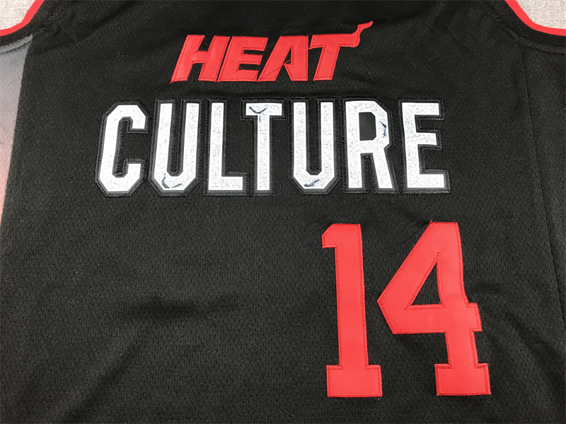 Men's Miami Heat Tyler Herro #14 Black 2023/24 Swingman Jersey - City Edition