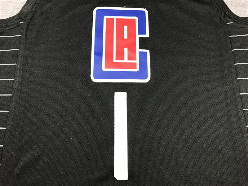 Men's LA Clippers James Harden #1 Black Swingman Player Jersey