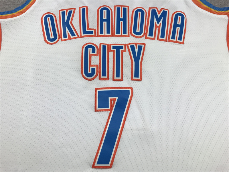 Men's Oklahoma City Thunder Chet Holmgren #7 White Swingman Jersey - Association Edition