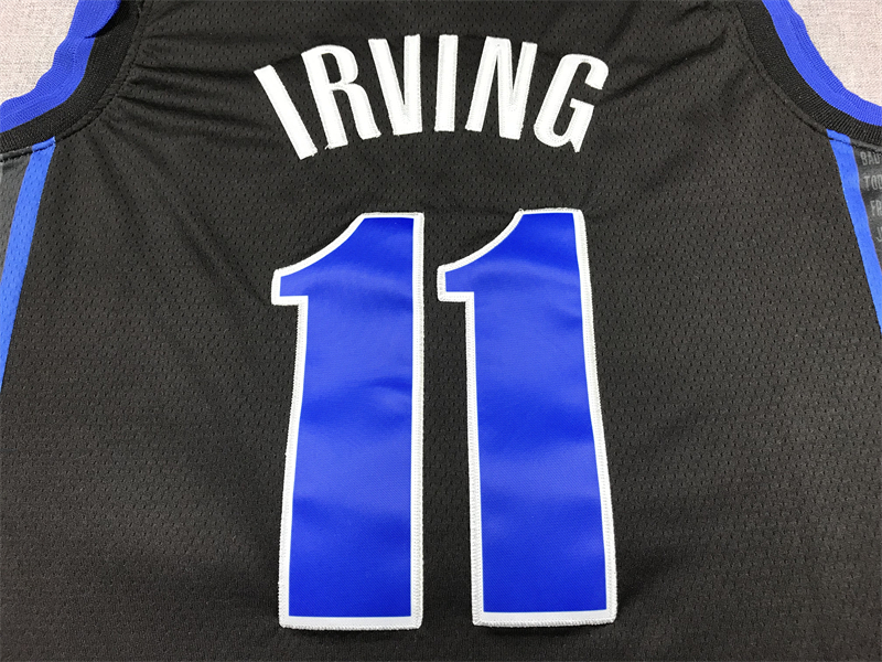 Men's Dallas Mavericks Kyrie Irving #11 Black 2023/24 Swingman Jersey - City Edition
