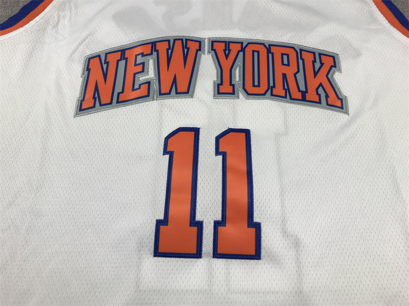 Men's New York Knicks Jalen Brunson #11 White Swingman Jersey - Association Edition