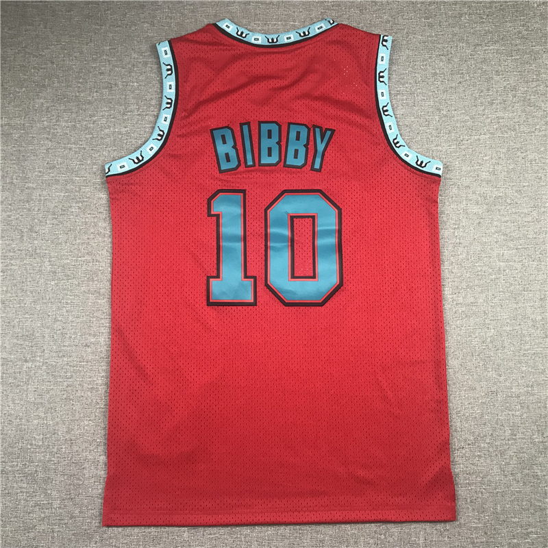 Men's Memphis Grizzlies Mike Bibby #10 Red Classics Swingman Jersey