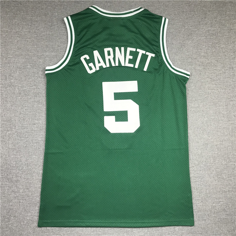 Men's Boston Celtics Kevin Garnett Green 2005-06 Hardwood Classics Player Jersey