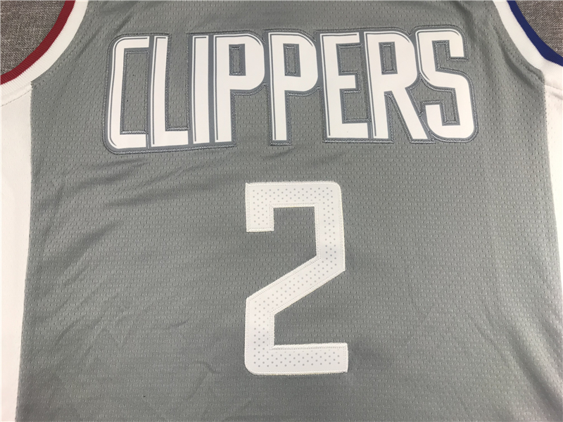 Men's LA Clippers Kawhi Leonard Gray 2020/21 Swingman Jersey - Earned Edition
