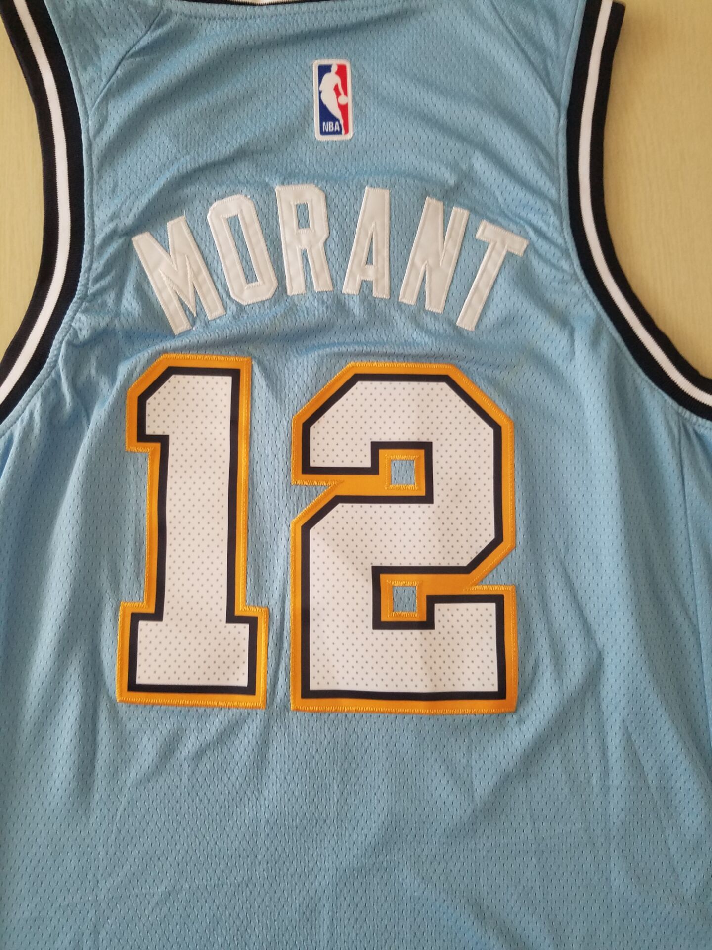 Men's Memphis Grizzlies Ja Morant #12 Blue City Edition Classic Jersey